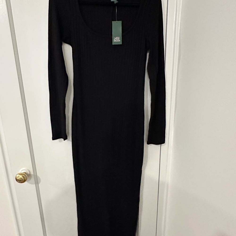 Wild Fable Black Long Sleeve Dress
